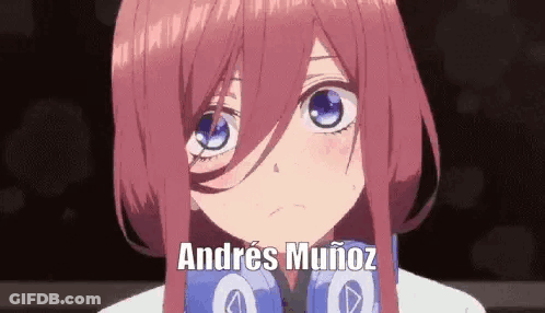 A Girl With Pink Hair And Blue Eyes Is Wearing Headphones And Making A Face . GIF
