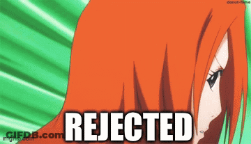 A Girl With Red Hair Is Being Rejected By Someone GIF