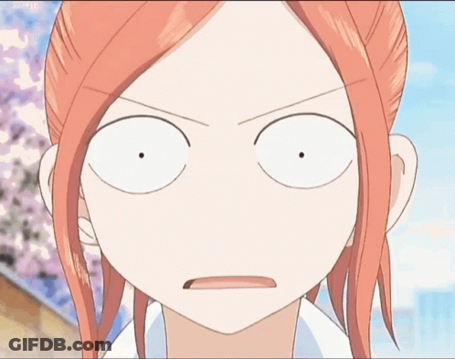 Girl With Red Hair Making Funny Face GIF