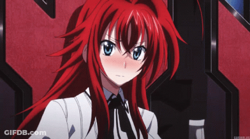 A Girl With Red Hair Is Sitting In A Chair With Her Eyes Closed And A Watermark That Says ' Gurikajis ' GIF