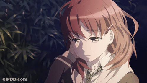A Girl With Red Hair Is Wearing A Tie And A Shirt GIF