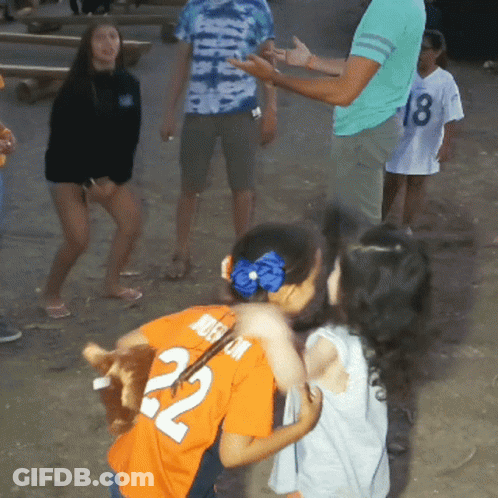 A Girl With The Number 22 On Her Shirt GIF