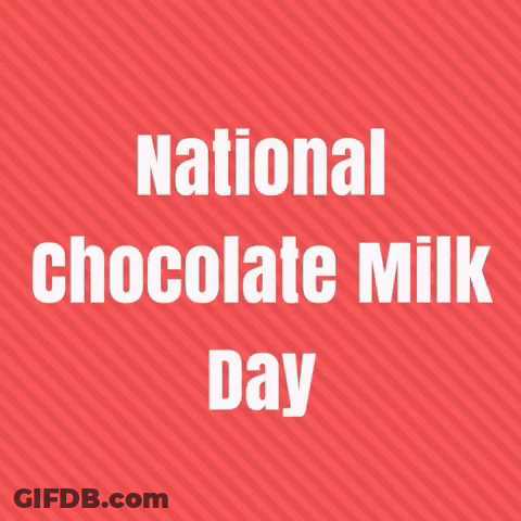 A Glass Of Chocolate Milk Is Being Poured Into Two Other Glasses GIF