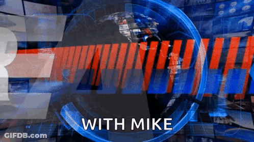A Globe With The Words With Mike Behind It GIF