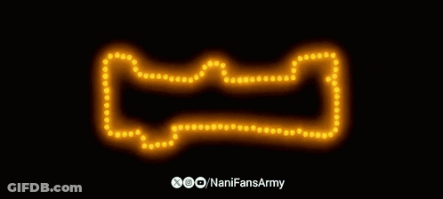 A Glowing Sign That Says ' Vijay ' On It In A Foreign Language GIF
