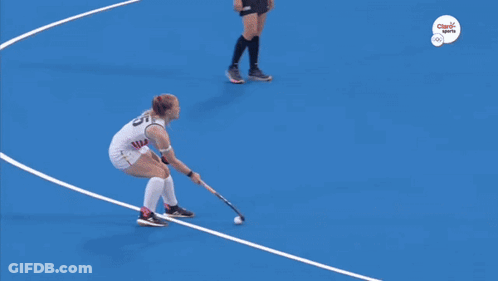 A Goalie In A Blue Uniform With The Number 11 On The Back Of His Jersey GIF