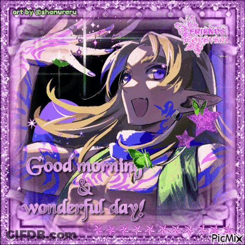 A Good Morning And Wonderful Day Greeting Card GIF