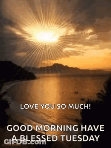 A Good Morning Have A Blessed Tuesday Greeting Card GIF