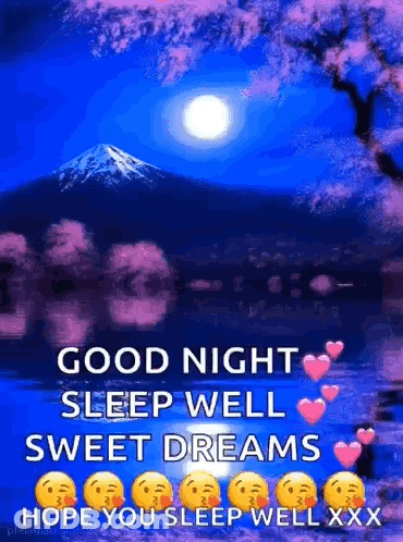 A Good Night Sleep Well Sweet Dreams Hope You Sleep Well Xx GIF