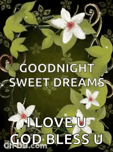 A Goodnight Sweet Dreams I Love U God Bless U GIF