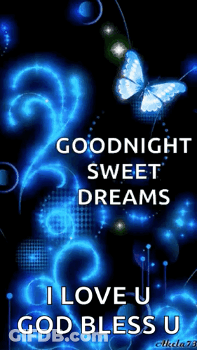 A Goodnight Sweet Dreams I Love U God Bless U GIF