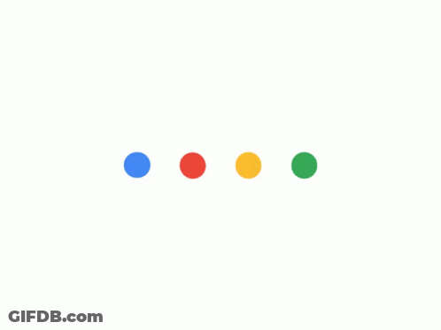A Google Logo With The Letter G In The Middle GIF
