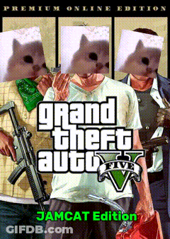 A Grand Theft Auto 5 Premium Online Edition Poster GIF