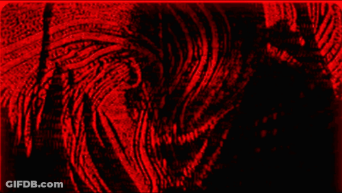 A Gray Background With White Text That Says ' ' ' ' ' ' ' On It GIF