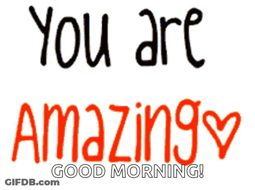 A Green And Black Sign That Says " You Are Beautiful " GIF