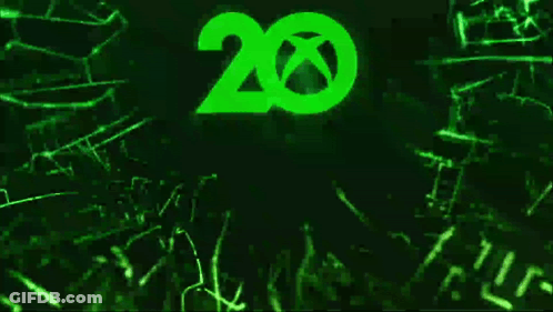 A Green Background With The Number 20 In The Center GIF
