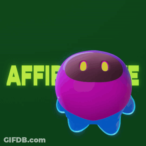 Green Background With Affirmative Text GIF