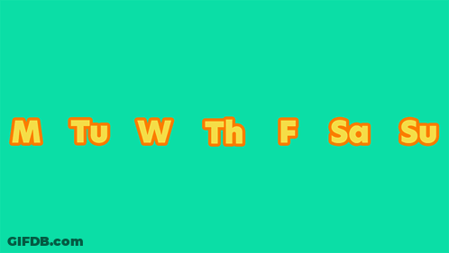 A Green Background With The Words Happy Thursday In Yellow GIF