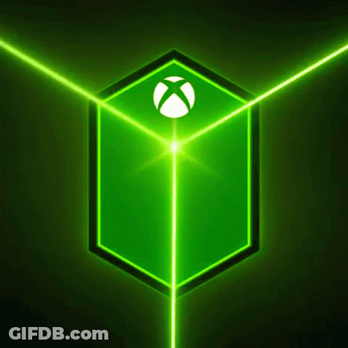 A Green Cube With A White X In The Center GIF