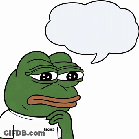 A Green Frog With A Speech Bubble That Says Good Mo GIF
