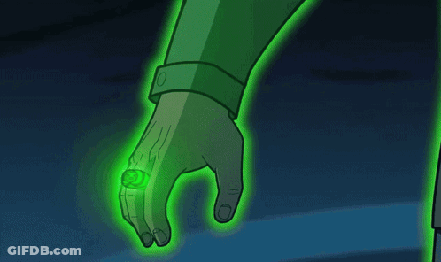 A Green Lightning Bolt Is Coming Out Of A Person 'S Mouth GIF