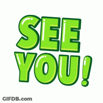 A Green Sign That Says `` See You '' Is Moving . GIF