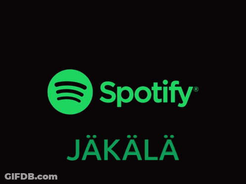 A Green Spotify Logo With The Word Jakala Underneath GIF