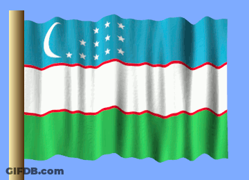 A Green White And Red Flag With A Crescent Moon And Stars GIF