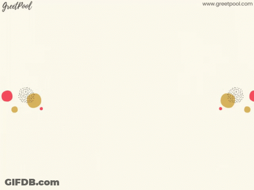 A Greeting Card For A Happy Retirement With A Box Of Flowers GIF