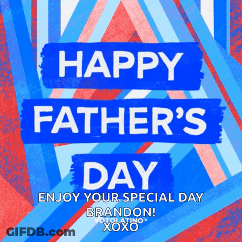 A Greeting Card For Father 'S Day That Says Happy Father 'S Day GIF