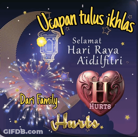 A Greeting Card For Hari Raya Aidilfitri GIF