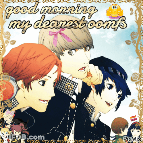 A Greeting Card That Says Good Morning My Dearest Comfys GIF