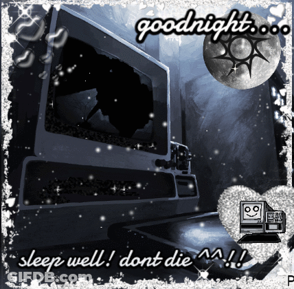 A Greeting Card That Says Goodnight And Sleep Well GIF