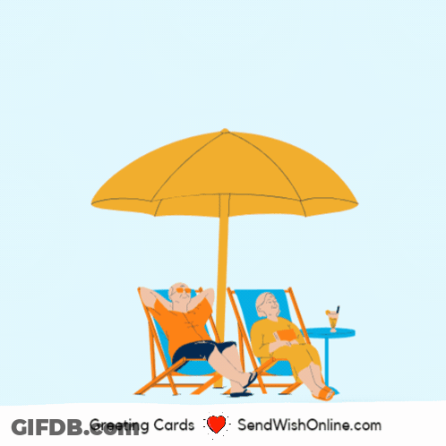 A Greeting Card That Says Happy Retirement GIF