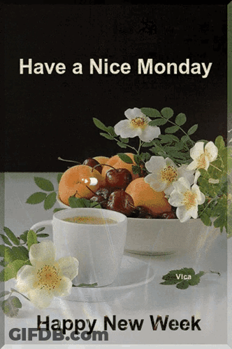 A Greeting Card That Says Have A Nice Monday GIF