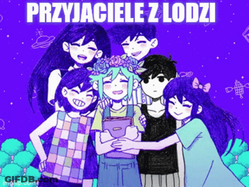 Anime Characters Hugging Przyjaciele Z Lodzi GIF