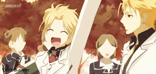 A Group Of Anime Characters With The Words Animesheart At The Top GIF