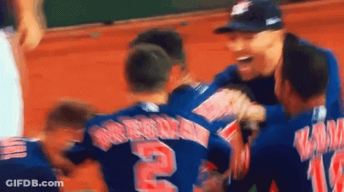 A Group Of Baseball Players One Of Whom Is Number 2 GIF