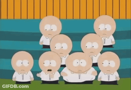 A Group Of Cartoon Characters Are Standing In A Pyramid GIF