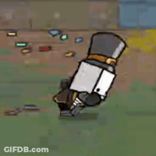 A Group Of Cartoon Characters Are Standing Next To Each Other On A Green Field . GIF