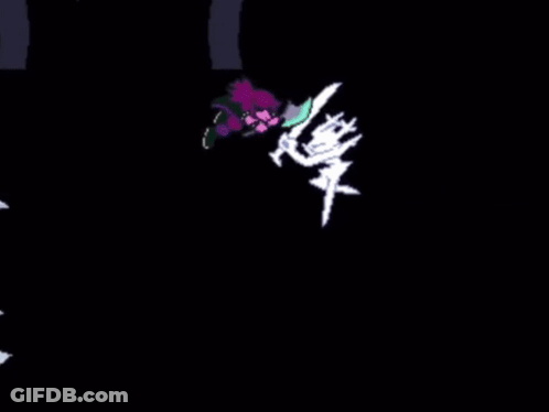 A Group Of Cartoon Characters In A Dark Room GIF