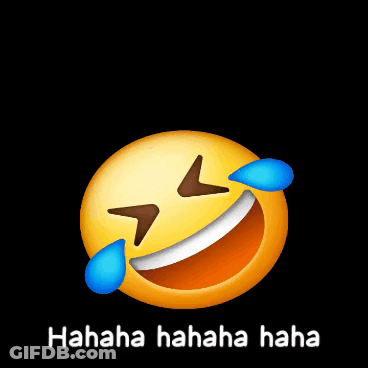 A Group Of Laughing Smiley Faces With Tears Coming Out Of Their Eyes And The Words Hahaha Hahaha Haha GIF
