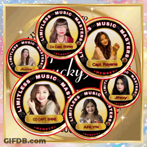 A Group Of Limitless Music Masters Members Including Co Capt Shirley And Arlyn GIF