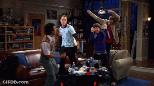 Men Dancing In Living Room In Front Of PlayStation GIF