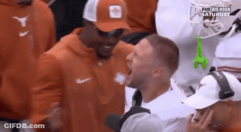 A Group Of Men Are Sitting In A Stadium Watching A Football Game On Fox Big Moon Saturday GIF