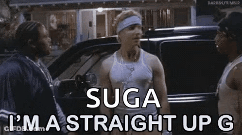 A Group Of Men Are Standing Next To Each Other In Front Of A Car And Talking . GIF
