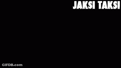 A Group Of Men Standing In Front Of A Stage With The Words Jaksi Taksi On The Bottom GIF