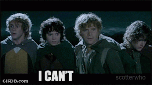 A Group Of Men Standing Next To Each Other With The Words " I Can 'T " Written On The Bottom GIF