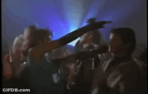 People Dancing In Dark Room GIF