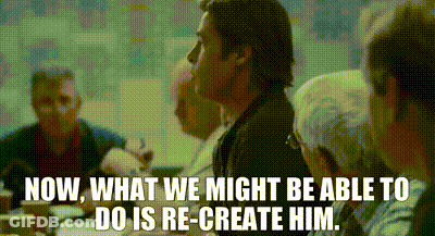 A Group Of People Are Sitting Around A Table And A Man Is Saying Now What We Might Be Able To GIF
